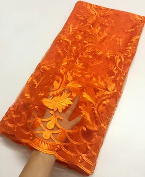 Clearance sale French Net Lace Fabrics very cheap African Tulle Lace Fabric High Quality Orange African Lace fabric for party
Clearance sale French Net Lace Fabrics very cheap African Tulle Lace Fabric High Quality Orange African Lace fabric for party