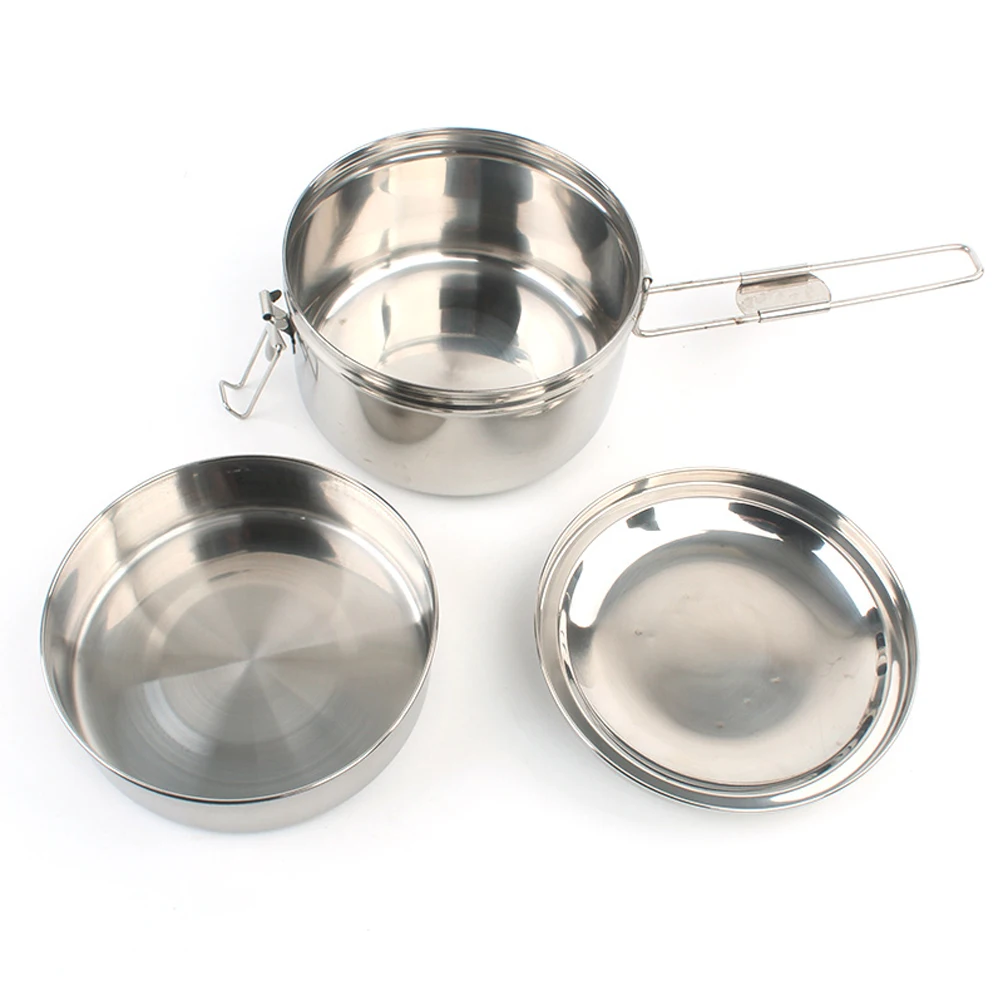 Portable Stainless Steel Outdoor Beton Hiking Picnic Tableware Set Easy Clean Lunch Box Durable Ecofriendly Travel Use Silver
Portable Stainless Steel Outdoor Beton Hiking Picnic Tableware Set Easy Clean Lunch Box Durable Ecofriendly Travel Use Silver