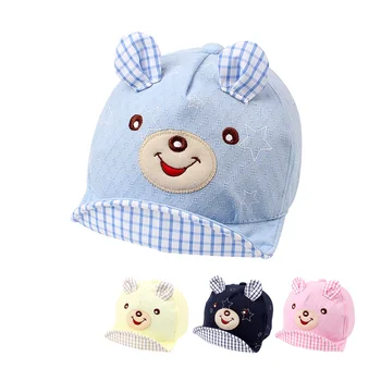 Plaid Cartoon Newborn Baby Cap Cotton Bear Ear Hat For Baby Girls Spring Summer Infant Boys Sun Cap Star Embroidery Newborn Hats
Plaid Cartoon Newborn Baby Cap Cotton Bear Ear Hat For Baby Girls Spring Summer Infant Boys Sun Cap Star Embroidery Newborn Hats