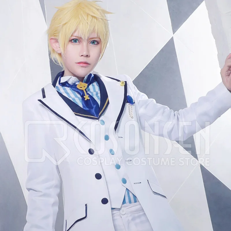 

Fate/Grand Order Arthur Pendragon White Rose King of Knights FGO Prototype Cosplay Costume Full Set COSPLAYONSEN