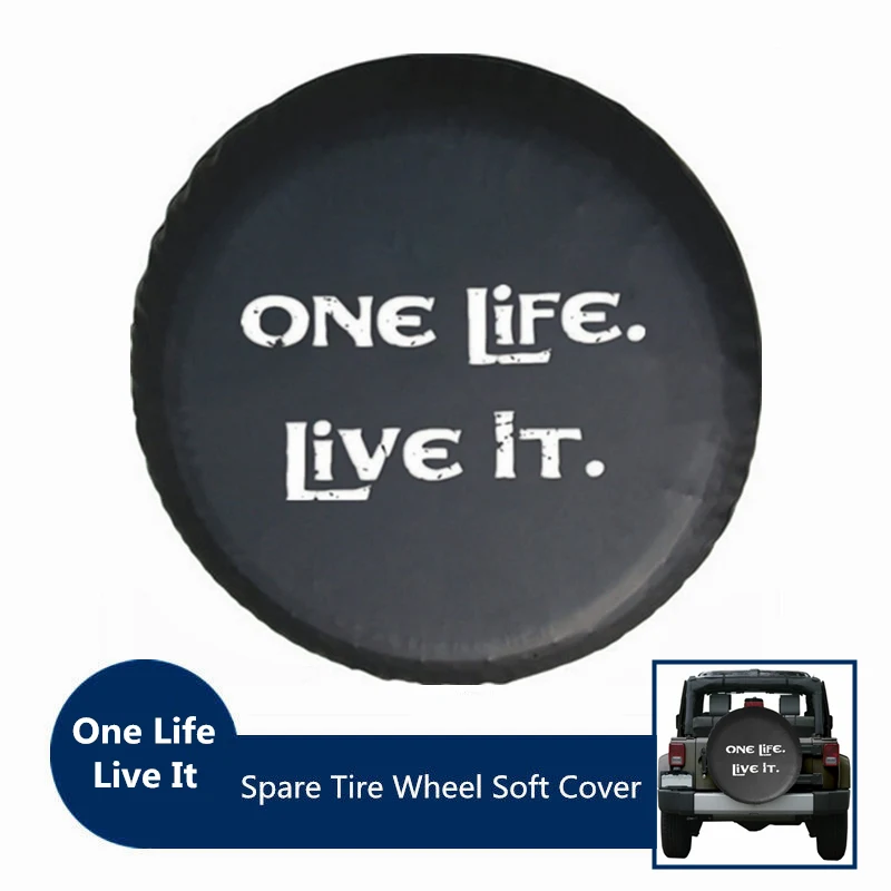 White/Pink Print One Life Live It Black PVC Leather Spare Tire Cover For Jeep Sedan Mitsubishi Suzuki Isuzu Toyota 27''- 33''
White/Pink Print One Life Live It Black PVC Leather Spare Tire Cover For Jeep Sedan Mitsubishi Suzuki Isuzu Toyota 27''- 33''
