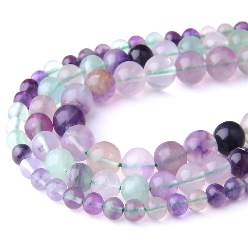 Natural Fluorite Beads Purple Round Gem Stone Loose Beads 4 6 8 10 12MM Pick Size for Jewelry Making Bracelet Accessries
Natural Fluorite Beads Purple Round Gem Stone Loose Beads 4 6 8 10 12MM Pick Size for Jewelry Making Bracelet Accessries