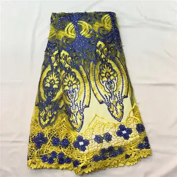 Free Shipping! Excellent design Navy Yellow African Velvet Lace fabric with stones for wedding juan-1
Free Shipping! Excellent design Navy Yellow African Velvet Lace fabric with stones for wedding juan-1