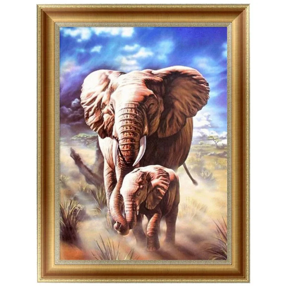 DIY 5D Elephant Diamond Embroidery Painting Cross Stitch Art Craft Room Home Decor 30*40cm-Y102
DIY 5D Elephant Diamond Embroidery Painting Cross Stitch Art Craft Room Home Decor 30*40cm-Y102