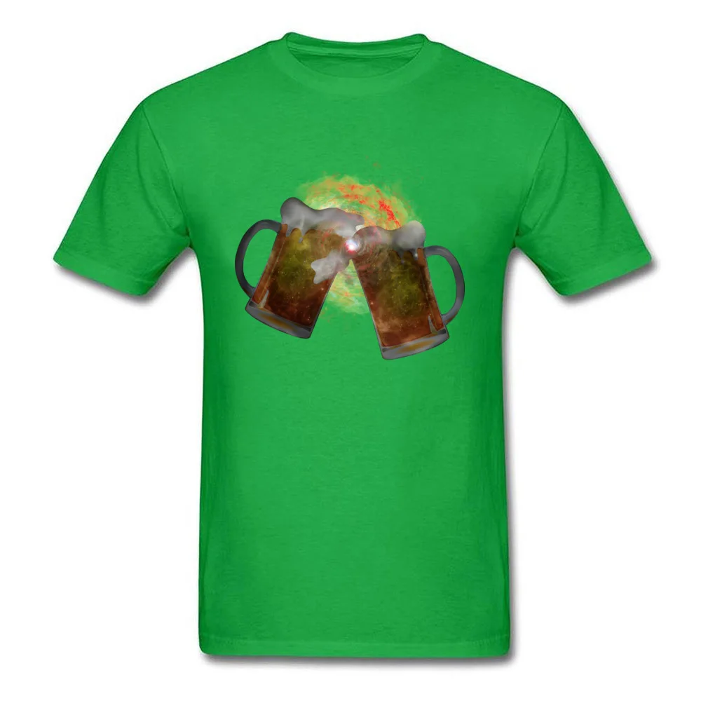 Big Bang Beer T-shirts Short Sleeve Classic 2018 Hot Sale Men VALENTINE DAY Tops & Tees Classic Tops Tees O-Neck 100% Cotton Big Bang Beer green