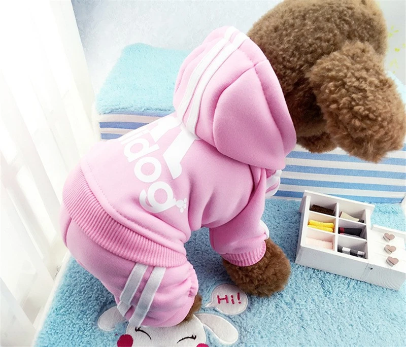 B33 Fashion Pet Dogs Hoodies Clothes Warm Puppy Dog Coat 100% Cotton Letter Print Pets Sportswear Four Legs Small Dog Clothes
B33 Fashion Pet Dogs Hoodies Clothes Warm Puppy Dog Coat 100% Cotton Letter Print Pets Sportswear Four Legs Small Dog Clothes