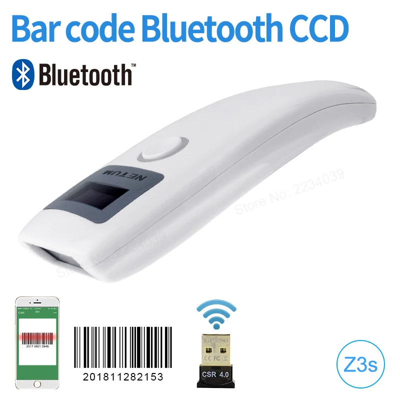 Беспроводной портативный сканер штрих-кодов Bluetooth CCD Φ 1D с функцией сканирования экрана для windows/Mac ios/Android
Беспроводной портативный сканер штрих-кодов Bluetooth CCD Φ 1D с функцией сканирования экрана для windows/Mac ios/Android