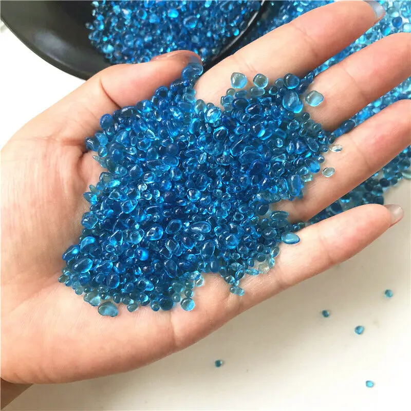 Wholesale 50g 2-5mm K5 Sea Blue Glass Gravel Glaze Stone Rock Polished Aquarium Specimen Healing Crystals
Wholesale 50g 2-5mm K5 Sea Blue Glass Gravel Glaze Stone Rock Polished Aquarium Specimen Healing Crystals