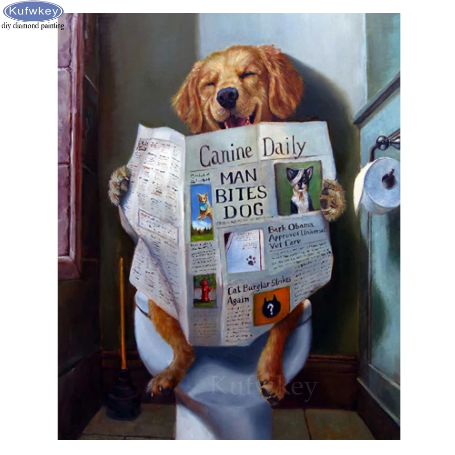 5D DIY diamond embroidery aniamls,dog,toilet,full diamond painting Cross Stitch Rhinestone mosaic Bathroom Room Decor art B5
5D DIY diamond embroidery aniamls,dog,toilet,full diamond painting Cross Stitch Rhinestone mosaic Bathroom Room Decor art B5