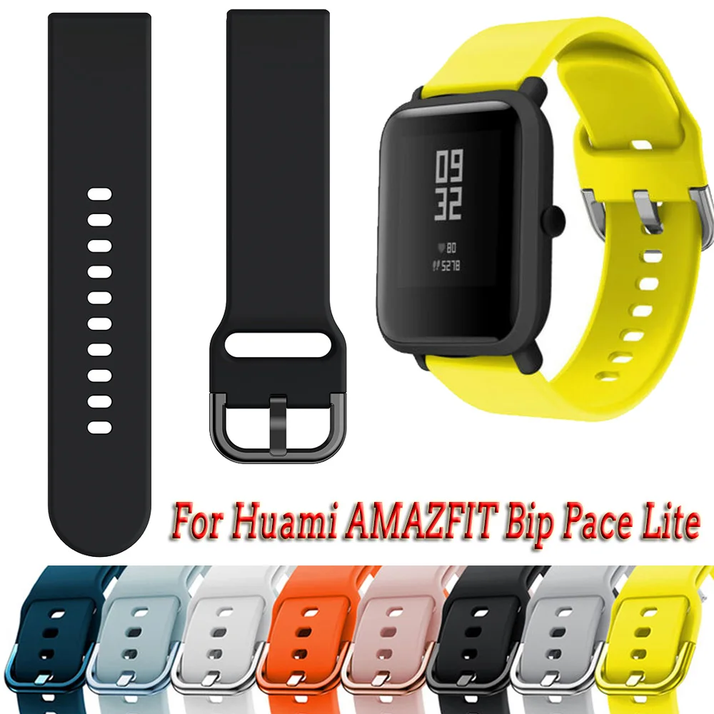 Silicone Sport Strap Band For Xiaomi Huami AMAZFIT Bip Pace Lite Version Smart Watch Replacement Bracelet 20mm Rubber Watchband
Silicone Sport Strap Band For Xiaomi Huami AMAZFIT Bip Pace Lite Version Smart Watch Replacement Bracelet 20mm Rubber Watchband