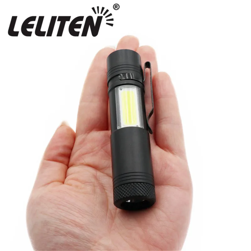 2000LM Aluminum Portable mini Led Flashlight XML-R5+COB Torch Penholder Torches Night walking lighting Use AA Torchflashlight
2000LM Aluminum Portable mini Led Flashlight XML-R5+COB Torch Penholder Torches Night walking lighting Use AA Torchflashlight