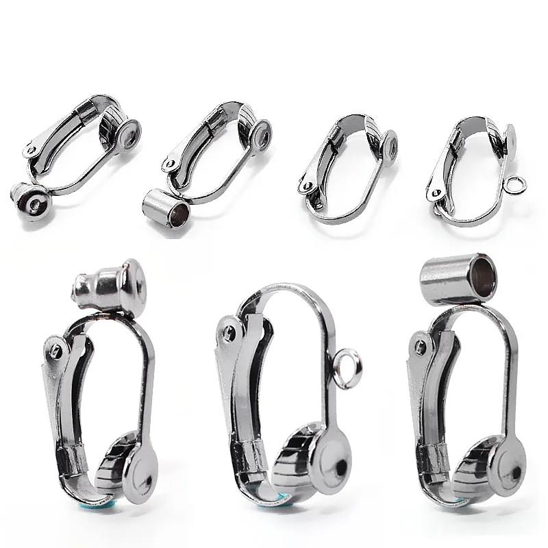 Earrings Adapter Stainless Steel Non-pierced Clip Back Clip on Earrings Converters Earring Settings DIY Findings NO Fade
Earrings Adapter Stainless Steel Non-pierced Clip Back Clip on Earrings Converters Earring Settings DIY Findings NO Fade