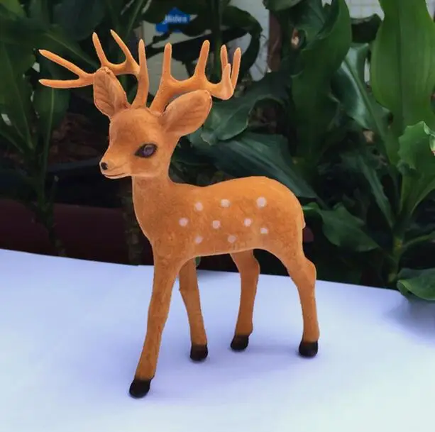 17cm Christmas Deer Simulation Elk Newest Showcase Props Christmas Decorations Action Figure Toys Happy New Year Gift 353
17cm Christmas Deer Simulation Elk Newest Showcase Props Christmas Decorations Action Figure Toys Happy New Year Gift 353