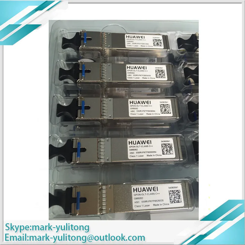 Original HUA WEI GPON OLT Classe C ++ Module SFP PARA MA5680 / MA5608 / MA5680 OLT
Original HUA WEI GPON OLT Classe C ++ Module SFP PARA MA5680 / MA5608 / MA5680 OLT
