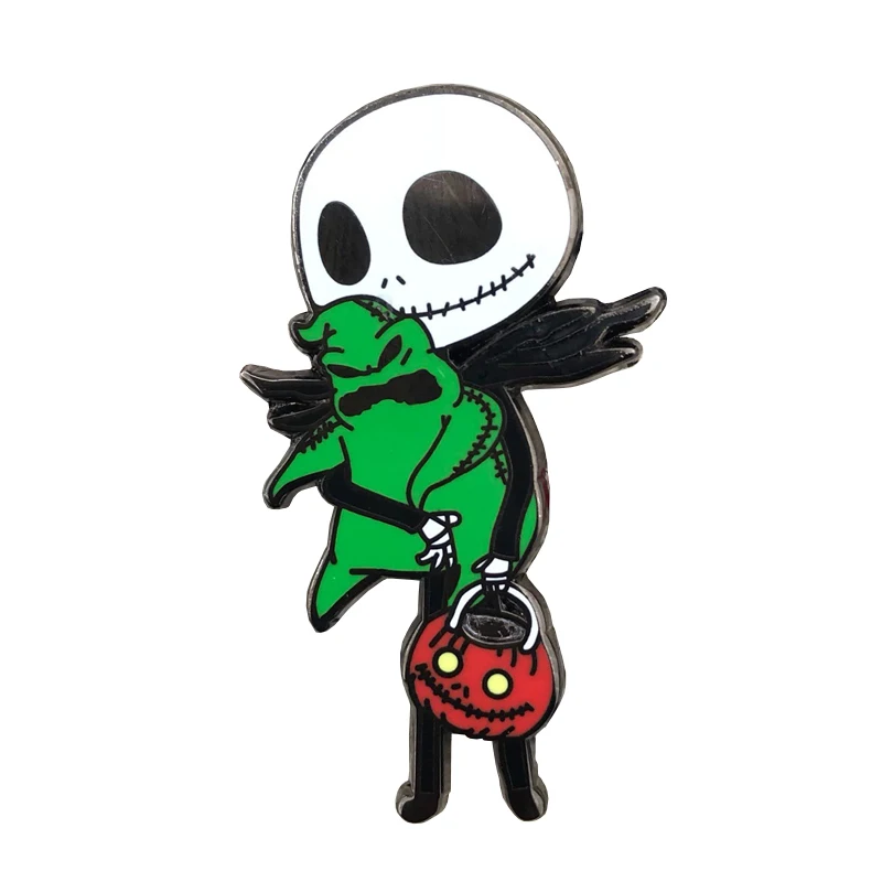 Jack Skellington Pin Christmas gift Halloween Brooch nightmare before christmas decor
Jack Skellington Pin Christmas gift Halloween Brooch nightmare before christmas decor