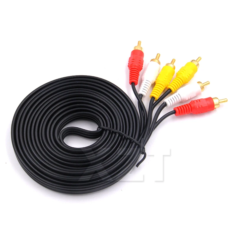 2018 Newest 1.5M 3M 5M 10M 15M Gold Plated 3 RCA Composite Male to Male Audio/Video AV Cable For Video, DVD, CD Player
2018 Newest 1.5M 3M 5M 10M 15M Gold Plated 3 RCA Composite Male to Male Audio/Video AV Cable For Video, DVD, CD Player