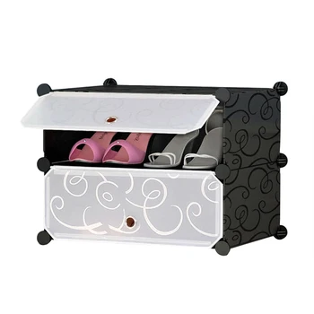 Shoe Rack Organizer Portable DIY Shoes Cabinet Organizer 2 Layer for Adults or Kids
Shoe Rack Organizer Portable DIY Shoes Cabinet Organizer 2 Layer for Adults or Kids