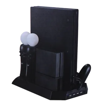 Game accessories All-In-One Console Stand Charging for PS4 Move & Controllers, with Cooling Fan for PS4 Pro & PS VR Connector 
Game accessories All-In-One Console Stand Charging for PS4 Move & Controllers, with Cooling Fan for PS4 Pro & PS VR Connector