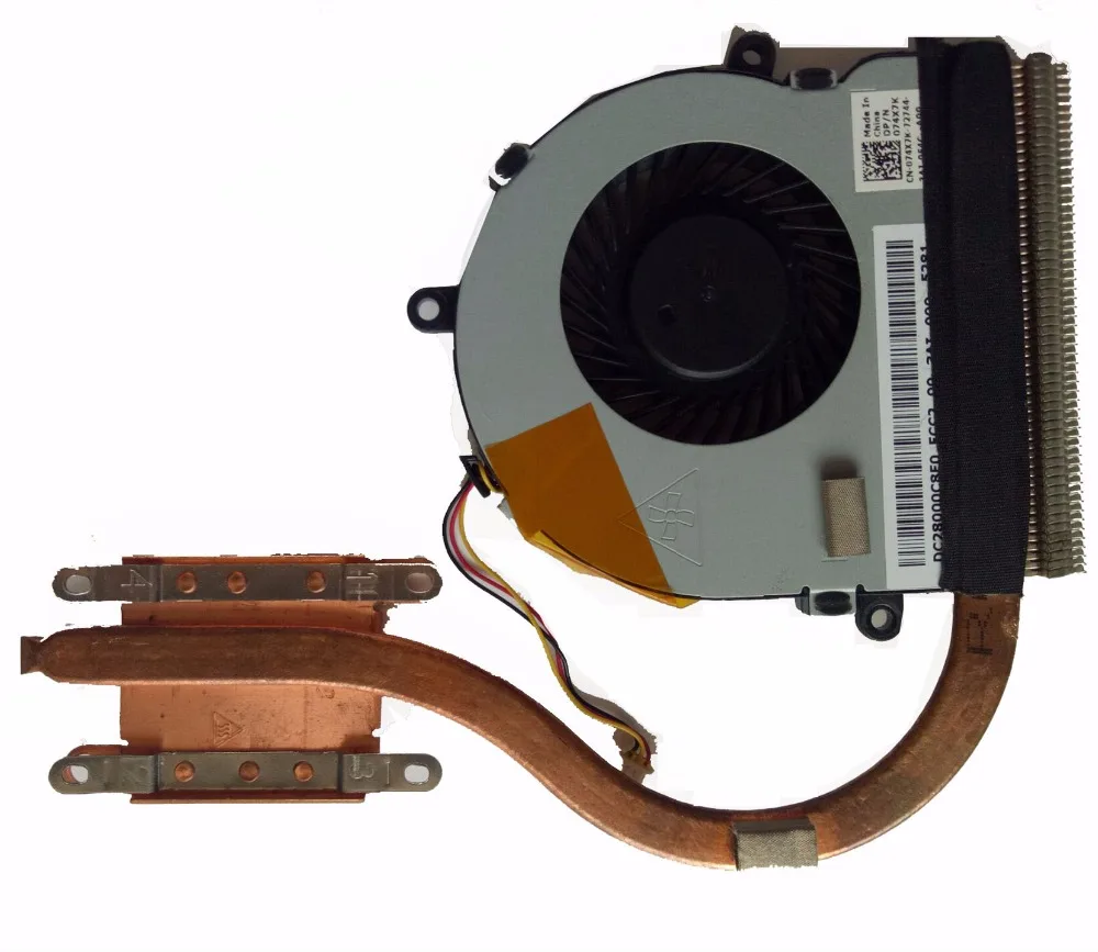 Reboto For DELL 3521 3721 5521 Cpu FAN Cooler Heatsink 07H5H9 7H5H9 074X7K 74X7K DC28000C8F0 100% Tested Fast Ship
Reboto For DELL 3521 3721 5521 Cpu FAN Cooler Heatsink 07H5H9 7H5H9 074X7K 74X7K DC28000C8F0 100% Tested Fast Ship