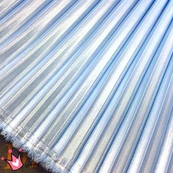 2 meters 150cm 59.05" width sky blue stripes accordion pleated satin fabric dress skirt clothing material MM347
2 meters 150cm 59.05" width sky blue stripes accordion pleated satin fabric dress skirt clothing material MM347