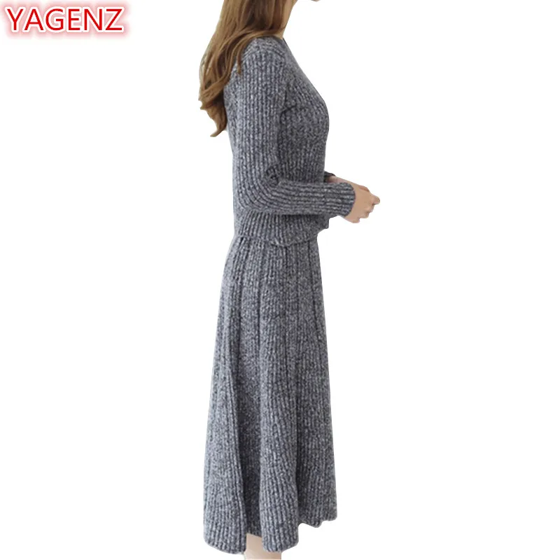 YAGENZ Women Knit Sweater Set New Autumn Lady Suits Two Pieces Set Tops+Skirt Women Fashion Knitting Long sleeve Skirt Sets A131
YAGENZ Women Knit Sweater Set New Autumn Lady Suits Two Pieces Set Tops+Skirt Women Fashion Knitting Long sleeve Skirt Sets A131