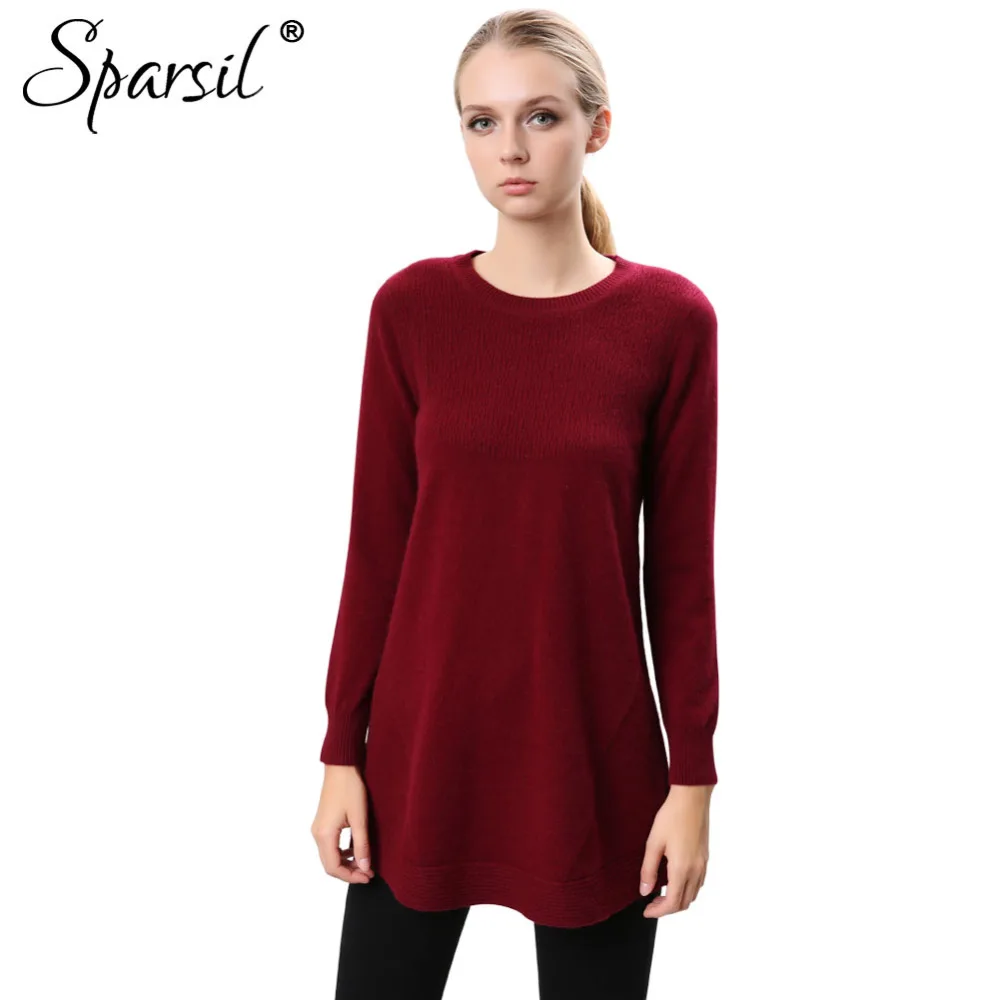 Sparsil Women New Pure Cashmere Knitted Sweaters Chic Ruched Striped Hem Long Pullovers Winter Warm Female Slim Casual Knitwear
Sparsil Women New Pure Cashmere Knitted Sweaters Chic Ruched Striped Hem Long Pullovers Winter Warm Female Slim Casual Knitwear