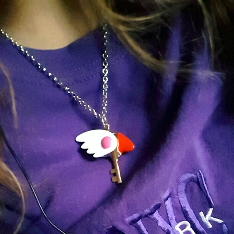 Anime Card Captor Sakura Kinomoto Sealing Wand Key Necklace Cardcaptor Sakura Anime Bird's Beak Cosplay Pendant Jewelry 30
Anime Card Captor Sakura Kinomoto Sealing Wand Key Necklace Cardcaptor Sakura Anime Bird's Beak Cosplay Pendant Jewelry 30