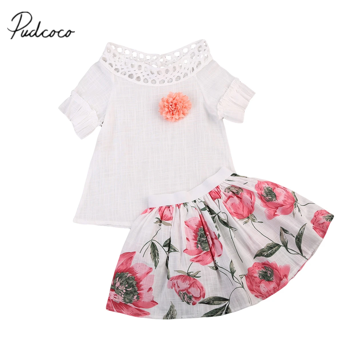 Pudcoco 2017 Toddler Kids Baby Girls T-shirt Floral Tops+Dress Summer Outfits Clothes 2PCS Set 2-7Y
Pudcoco 2017 Toddler Kids Baby Girls T-shirt Floral Tops+Dress Summer Outfits Clothes 2PCS Set 2-7Y