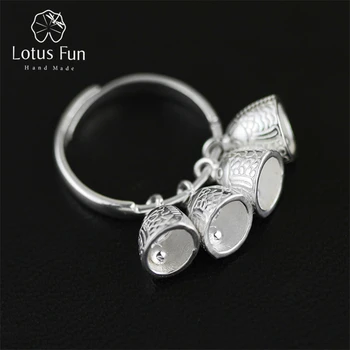 Lotus Fun Real 925 Sterling Silver Natural Creative Handmade Designer Fine Jewelry Ethnic Vintage Fish Bell Female Rings Bijoux
Lotus Fun Real 925 Sterling Silver Natural Creative Handmade Designer Fine Jewelry Ethnic Vintage Fish Bell Female Rings Bijoux