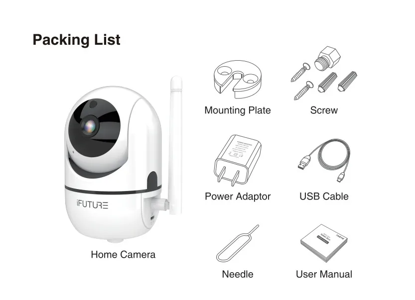 ifuture wireless home camera