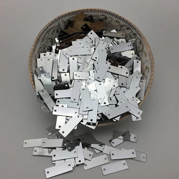 50g 6*19mm Rectangle Sequins Flat Paillettes 2 Side Holes Shoes Bags Garment Accessory Wedding Crafts DIY Flakes Silver
50g 6*19mm Rectangle Sequins Flat Paillettes 2 Side Holes Shoes Bags Garment Accessory Wedding Crafts DIY Flakes Silver