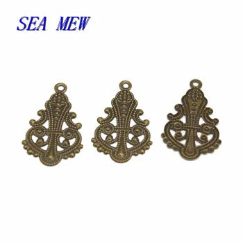 100 PCS 14*23mm Copper Hollow Out Filigree Wraps Pendant Charm Brass Antique Bronze Silver Color For Jewelry Making
100 PCS 14*23mm Copper Hollow Out Filigree Wraps Pendant Charm Brass Antique Bronze Silver Color For Jewelry Making