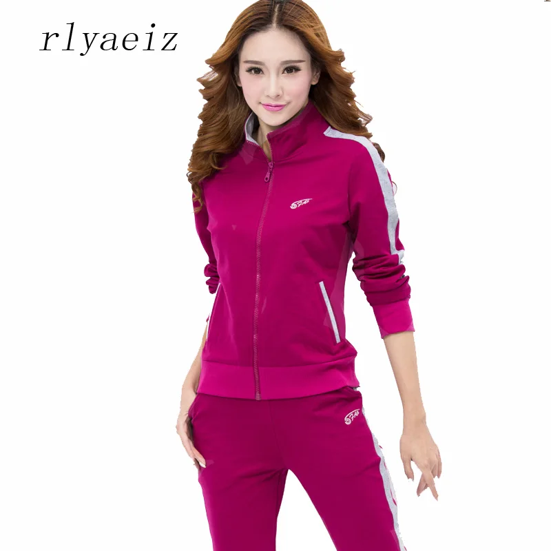 RLYAEIZ Plus Size 4XL Women 2 piece Clothing Set 2017 Spring Autumn Patchwork Color Hoodies + Pants Sportswear Women Tracksuits
RLYAEIZ Plus Size 4XL Women 2 piece Clothing Set 2017 Spring Autumn Patchwork Color Hoodies + Pants Sportswear Women Tracksuits