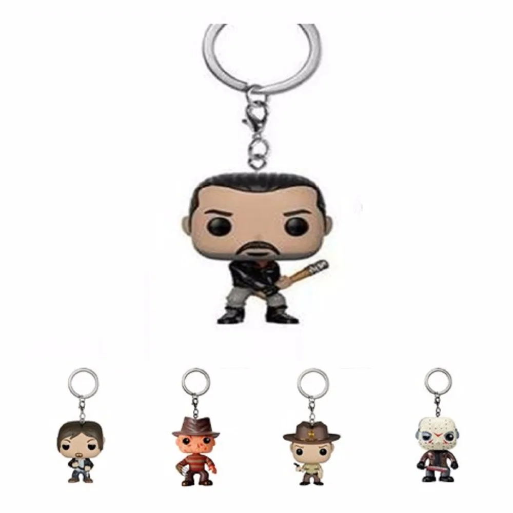Movie Jason Voorhees Friday the13th Walking Dead Super Heroes figure keychain Negan Daryl Dixon model keyring toy with box
Movie Jason Voorhees Friday the13th Walking Dead Super Heroes figure keychain Negan Daryl Dixon model keyring toy with box