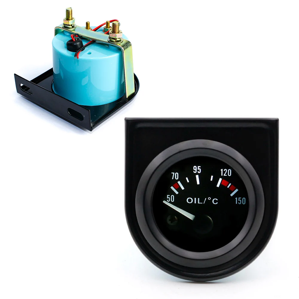 Car Oil Temperature Gauges 50-150C Oil Temp With Sensor Black Face White& Amber Lighting Car meter Car Accessories
Car Oil Temperature Gauges 50-150C Oil Temp With Sensor Black Face White& Amber Lighting Car meter Car Accessories