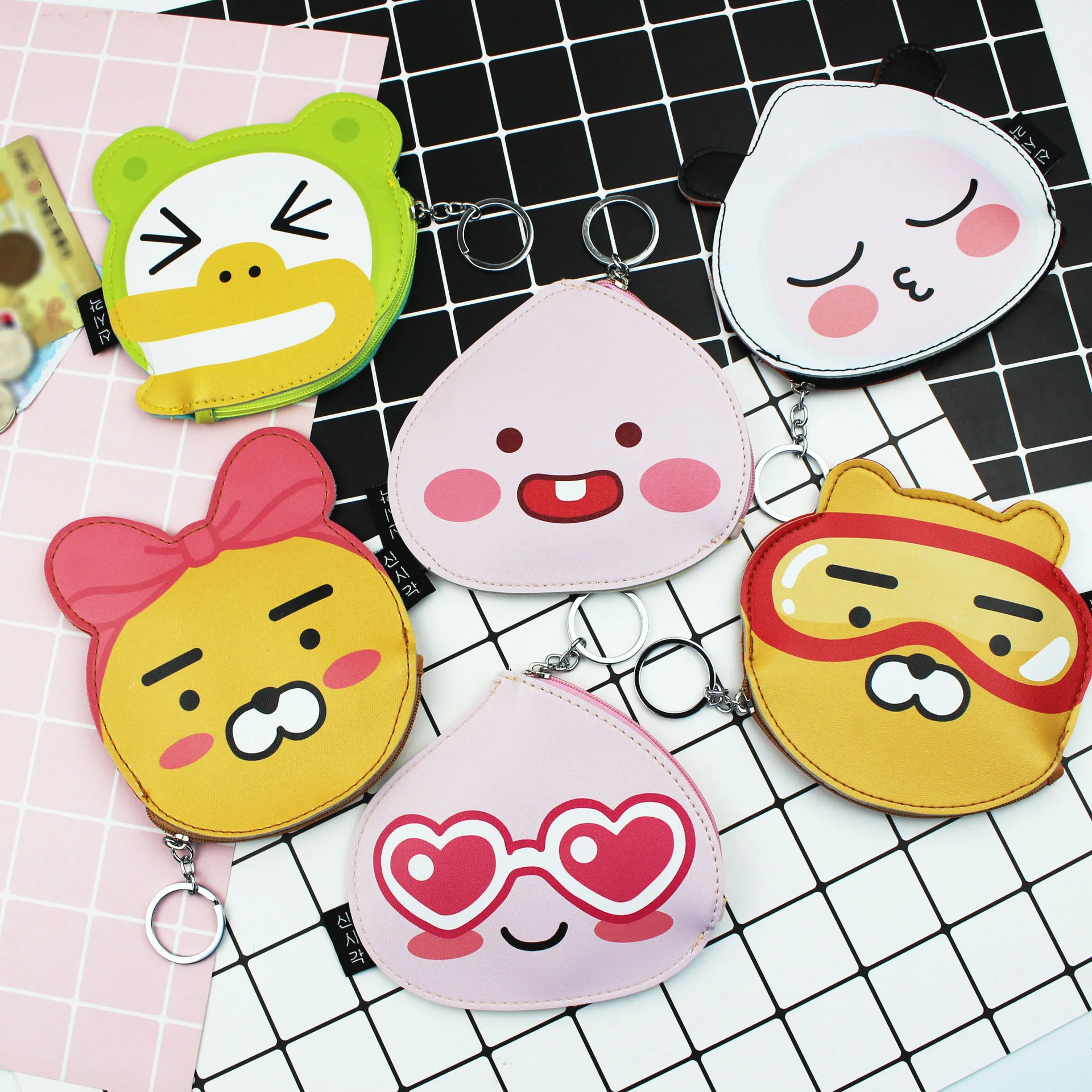 New Personality Cartoon Animals Pattern Purse Lady Cute Small Wallet Storage Bag Key Chain Coin Pouch
New Personality Cartoon Animals Pattern Purse Lady Cute Small Wallet Storage Bag Key Chain Coin Pouch