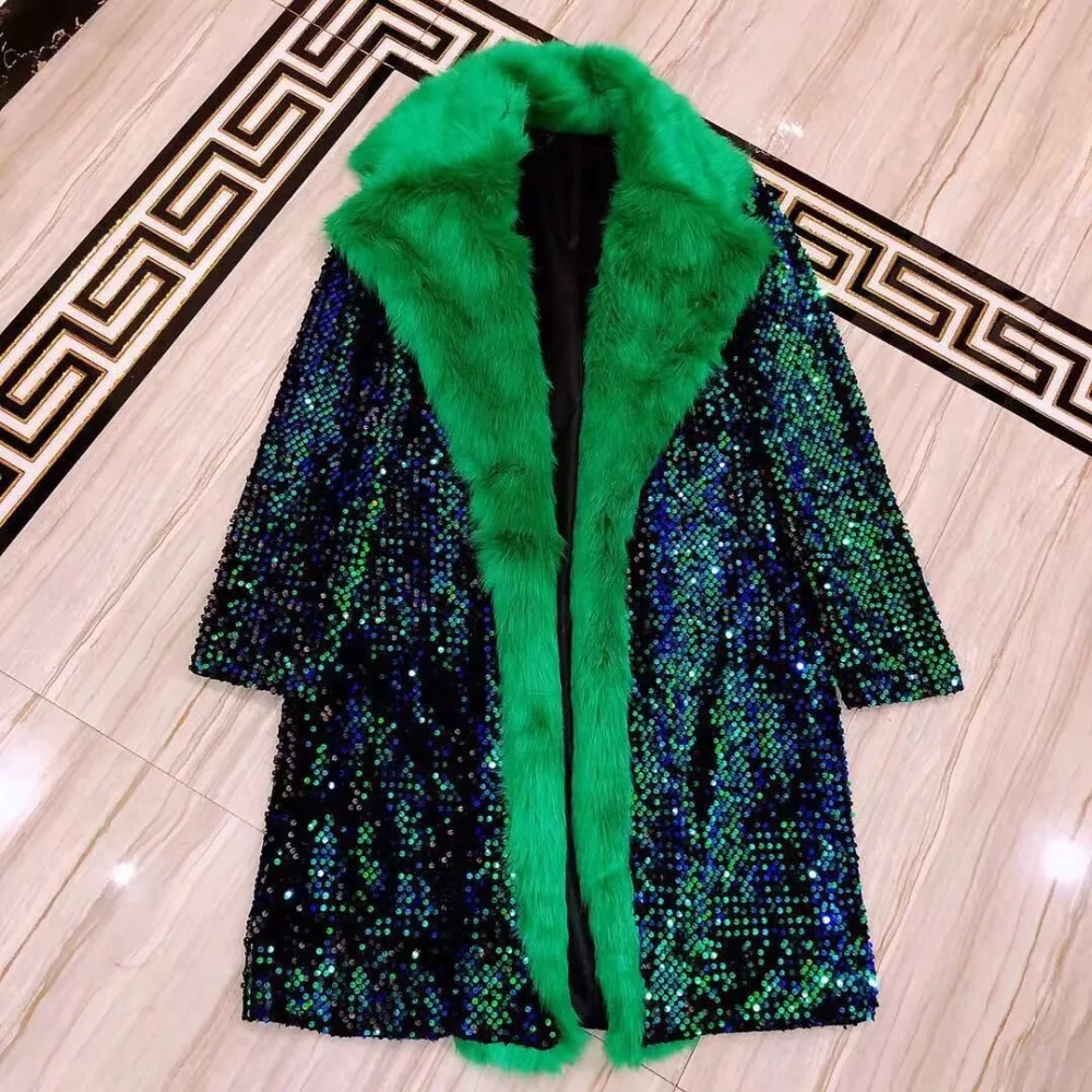 Bright Blue Green Sequins Slim Men's Jacket Flashing Costume DS DJ Men Singer Show Jacket Bar Party Luxury Celebrate Outfit
Bright Blue Green Sequins Slim Men's Jacket Flashing Costume DS DJ Men Singer Show Jacket Bar Party Luxury Celebrate Outfit