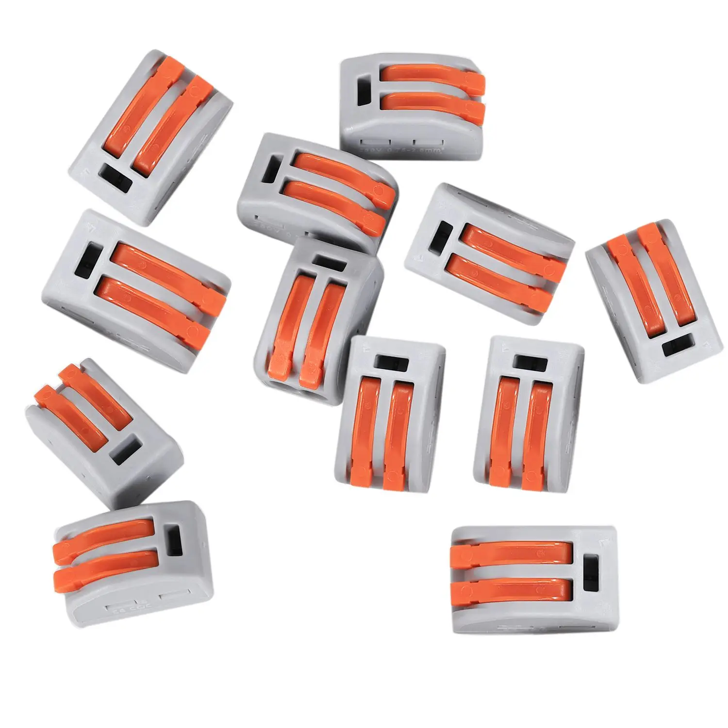 10PCS 10 model 222-412 connectors Lever Cage Clamp 2 ports 0.08mm - 2.5mm Solid Core Terminal Block Connectors Set Drop shipping
10PCS 10 model 222-412 connectors Lever Cage Clamp 2 ports 0.08mm - 2.5mm Solid Core Terminal Block Connectors Set Drop shipping