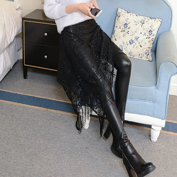 2017 Spring New Fashional High Waist Slim PU Pencil Pants Women's Skinny Lace Spliced Big size leggings
2017 Spring New Fashional High Waist Slim PU Pencil Pants Women's Skinny Lace Spliced Big size leggings