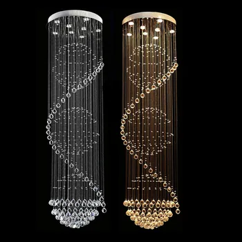 Modern Crystal Ceiling Lamp Crystal Lustres De Sala Light Fixture Long Ceiling Lighting with 7 GU10 Bulbs MC0546 D500mm H2750mm
Modern Crystal Ceiling Lamp Crystal Lustres De Sala Light Fixture Long Ceiling Lighting with 7 GU10 Bulbs MC0546 D500mm H2750mm