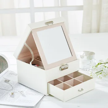 Jewelry Boxes And Packaging Leather Makeup Organizer Storage Box Container Case Gift Box Women Cosmetic Casket storage bins
Jewelry Boxes And Packaging Leather Makeup Organizer Storage Box Container Case Gift Box Women Cosmetic Casket storage bins