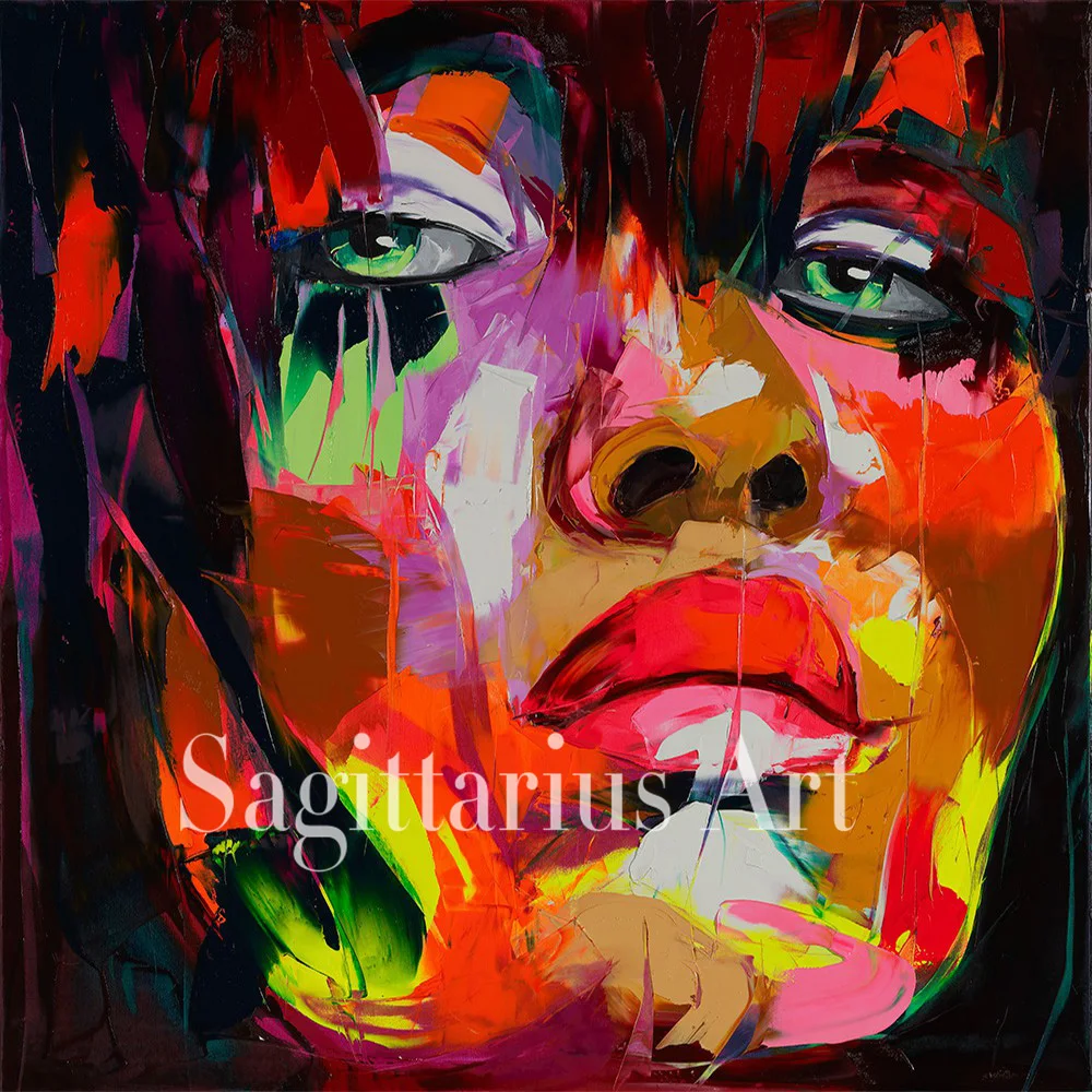 High Quality Abstract Portrait Francoise Nielly Designer Hand Painted Abstract Knife Palette Oil Painting Canvens Living Room
High Quality Abstract Portrait Francoise Nielly Designer Hand Painted Abstract Knife Palette Oil Painting Canvens Living Room