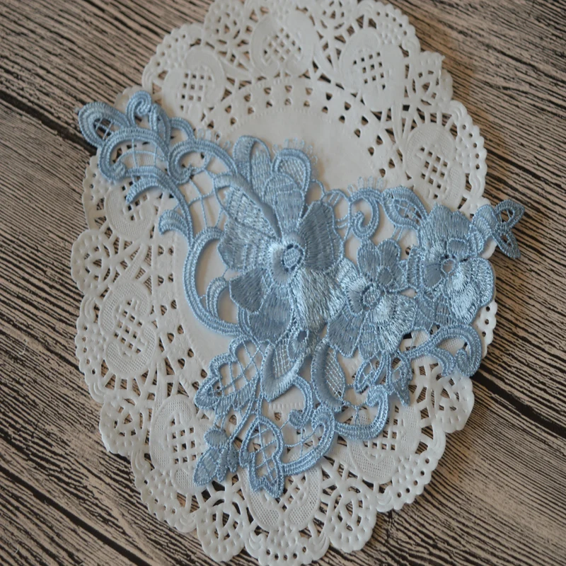 (2pcs/lot) blue Sewing floral Motif Venise Lace Applique for Garment Embroidery Lace patches 2017102208
(2pcs/lot) blue Sewing floral Motif Venise Lace Applique for Garment Embroidery Lace patches 2017102208