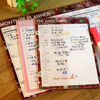 1pcs Candy Powder Love Flower Bird Schedule Today Weekly Plan Memorandum Notepad Notepad
1pcs Candy Powder Love Flower Bird Schedule Today Weekly Plan Memorandum Notepad Notepad