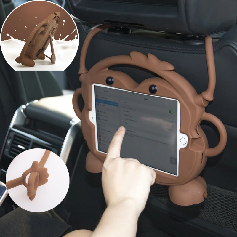 Car Back Seat Tablet Case Stand for iPad Air 1 2 Pro 9.7, Headrest Mount Holder Silicone Cartoon Cover for New iPad 2017 2018
Car Back Seat Tablet Case Stand for iPad Air 1 2 Pro 9.7, Headrest Mount Holder Silicone Cartoon Cover for New iPad 2017 2018