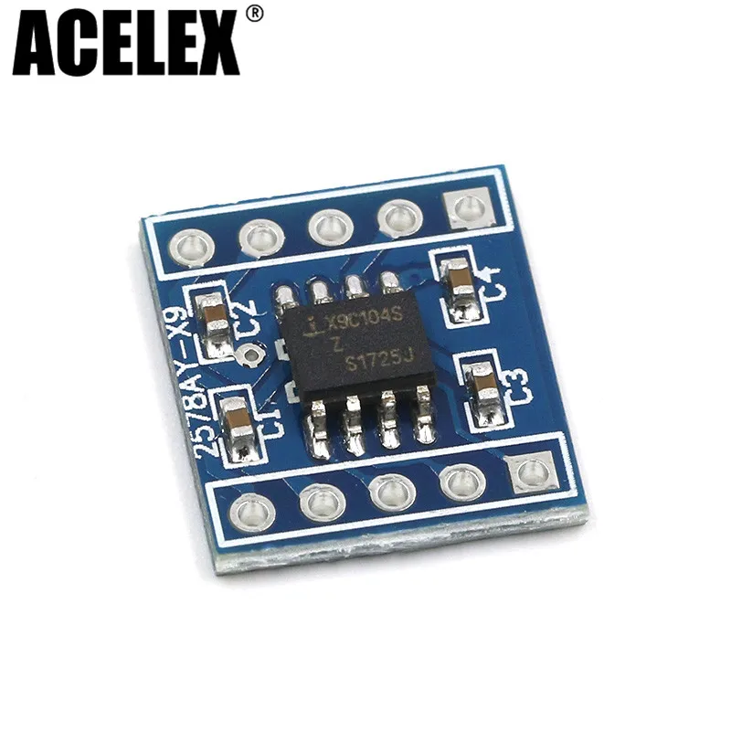 x9c104 digital potentiometer module 100 digital potentiometer to adjust the bridge balance
x9c104 digital potentiometer module 100 digital potentiometer to adjust the bridge balance