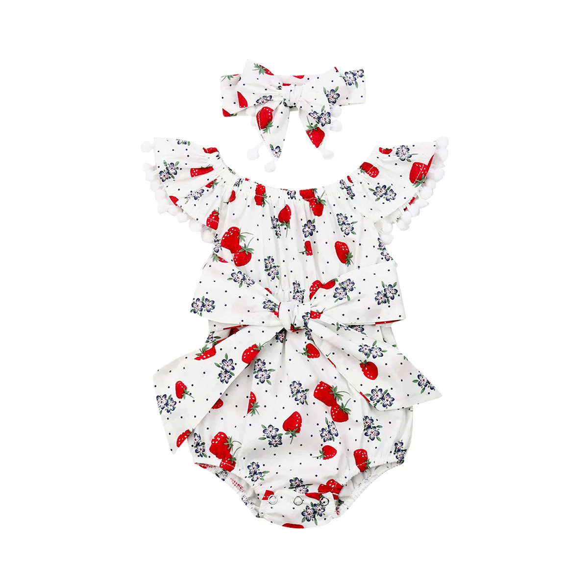Baby Clothes 0-18M Newborn Baby Kids Girls Cotton Strawberry Print Bodysuit Jumpsuit Outfits Clothes
Baby Clothes 0-18M Newborn Baby Kids Girls Cotton Strawberry Print Bodysuit Jumpsuit Outfits Clothes