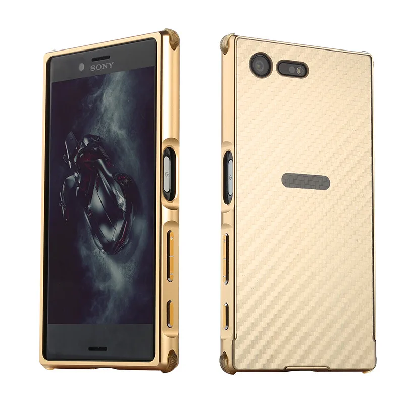 For Sony X Compact F5321 Anti-knock Case Aluminum Metal Frame with Carbon Fiber Hard Cover Case for Sony Xperia X Compact F5321
For Sony X Compact F5321 Anti-knock Case Aluminum Metal Frame with Carbon Fiber Hard Cover Case for Sony Xperia X Compact F5321