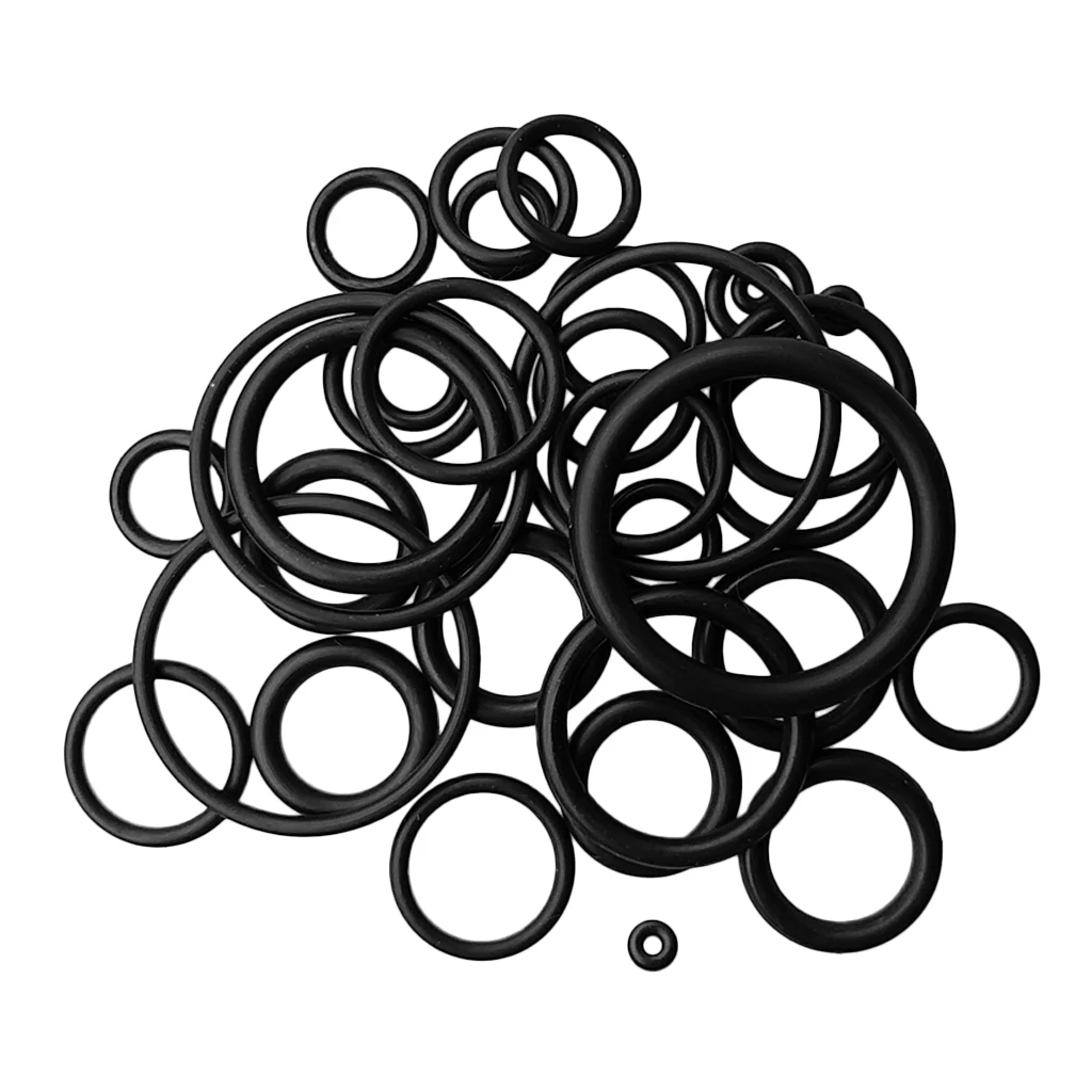 36Pcs Flexible Nitrile Rubber O-Rings Replacement for Scuba Diving Dive Accessories