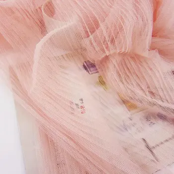 5yards peach pink tulle accordion pleated fabric for pleated dress, mesh accordion pleats fabric, accordion fabric
5yards peach pink tulle accordion pleated fabric for pleated dress, mesh accordion pleats fabric, accordion fabric